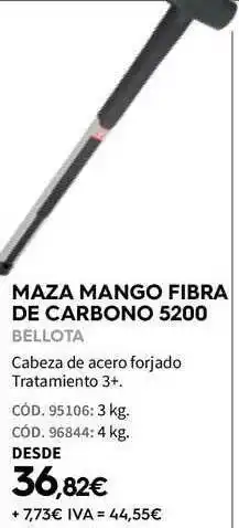ferrOkey Maza Mango Fibra De Carbono 5200 Bellota oferta