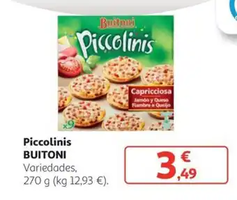 Alcampo Piccolinis Buitoni oferta