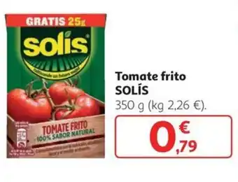 Alcampo Tomate frito SOLÍS oferta