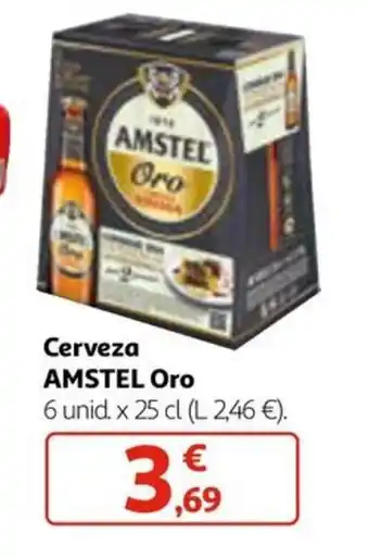 Alcampo Cerveza AMSTEL Oro oferta