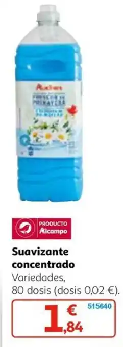 Alcampo Suavizante concentrado oferta