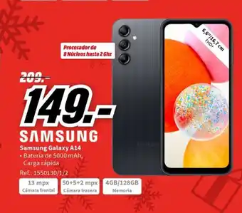 MediaMarkt Samsung Galaxy A14 oferta