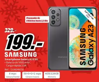 MediaMarkt SAMSUNG Smartphone Galaxy A23 5G oferta