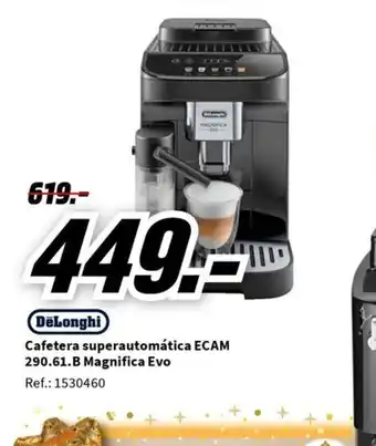 MediaMarkt Cafetera superautomática ECAM 290.61.B Magnifica Evo oferta