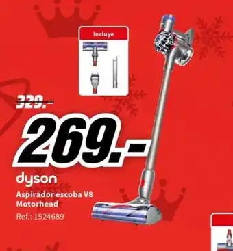 MediaMarkt Aspirador escoba V8 Motorhead oferta