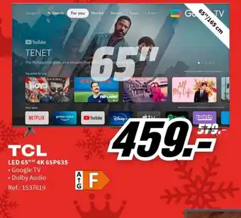 MediaMarkt LED 65"" 4K 65P635 oferta