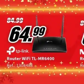 MediaMarkt Router WiFi TL-MR6400 oferta