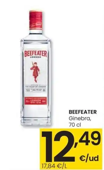 Eroski BEEFEATER Ginebra, 70 cl oferta