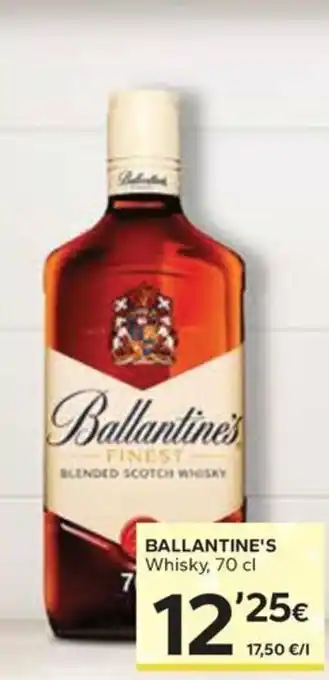 Caprabo BALLANTINE'S Whisky, 70 cl oferta
