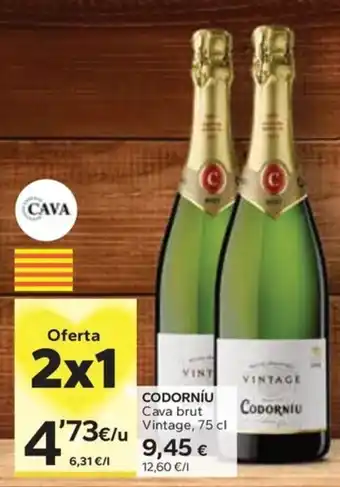 Caprabo CODORNIU Cava brut oferta