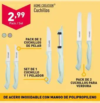 ALDI HOME CREATION Cuchillos oferta