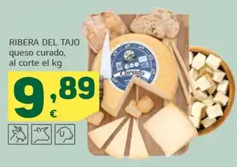 HiperDino RIBERA DEL TAJO queso curado, al corte el kg oferta