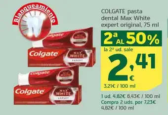 HiperDino COLGATE pasta dental Max White expert original, 75 ml oferta