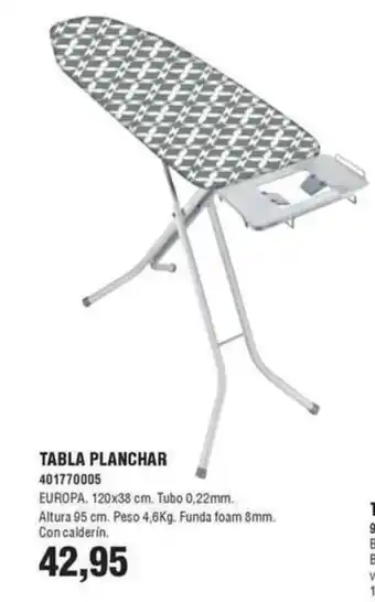 Optimus TABLA PLANCHAR oferta