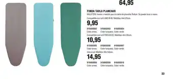 Optimus FUNDA TABLA PLANCHAR oferta