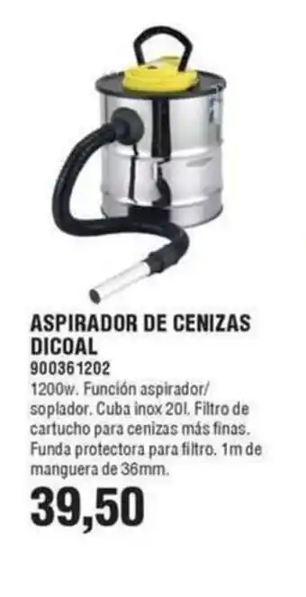 Optimus ASPIRADOR DE CENIZAS DICOAL oferta
