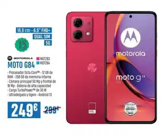 Beep MOTO G84 oferta
