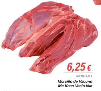 Cash Ifa Morcillo de Vacuno Mc Keen Vacío kilo oferta