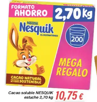 Cash Ifa Cacao soluble NESQUIK estuche 2,70 kg oferta
