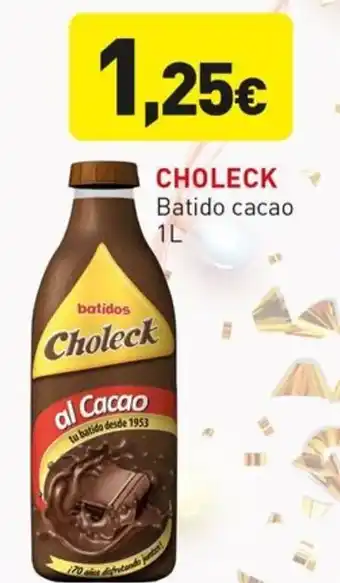 Hiperber CHOLECK Batido cacao 1L oferta