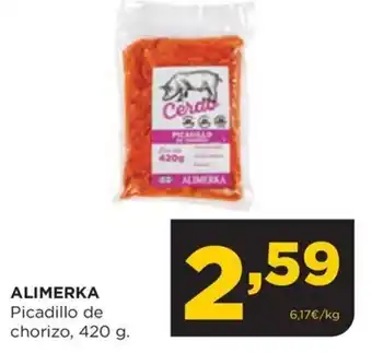 Alimerka ALIMERKA Picadillo de chorizo, 420 g. oferta