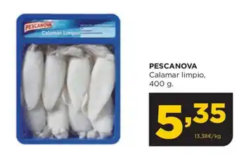 Alimerka PESCANOVA Calamar limpio, 400 g. oferta
