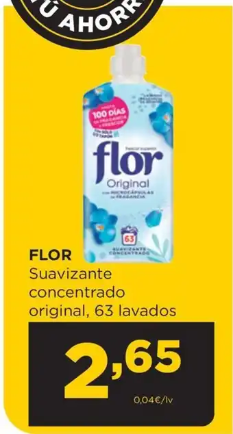 Alimerka FLOR Suavizante concentrado original, 63 lavados oferta
