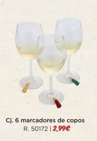 Espaço Casa Cj. 6 marcadores de copos oferta