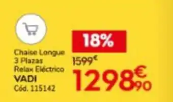 Conforama Chaise Longue 3 Plazas oferta