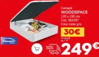 Conforama Canapé WOODSPACE oferta