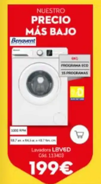 Conforama Lavadora LBV6D oferta