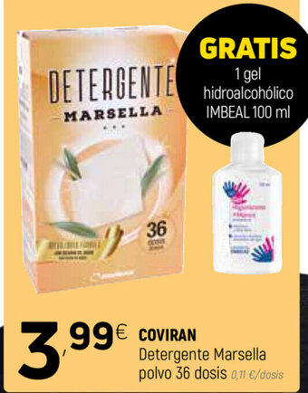 Coviran Coviran Detergente Marsella Polvo 36 dosis oferta