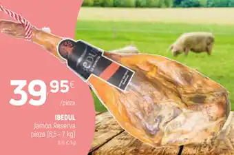 Coviran Ibedul Jamón Reserva pieza 7 kg oferta