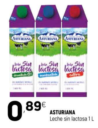 Coviran Asturiana Leche Sin Lactosa 1 L oferta