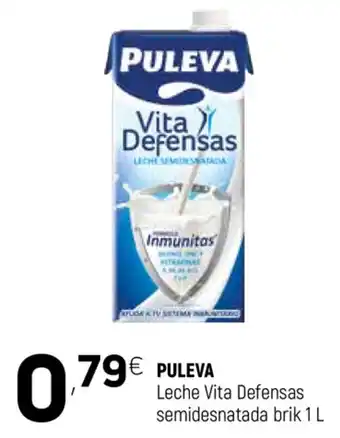 Coviran Puleva Leche Vita Defensas Semidesnatada Brik 1 l oferta