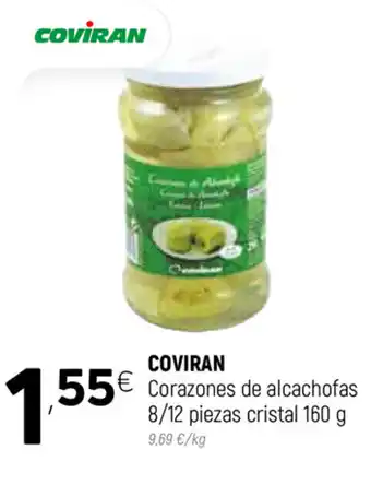 Coviran Coviran Corazones de Alcachofas 8/12 Piezas Cristal 160 g oferta