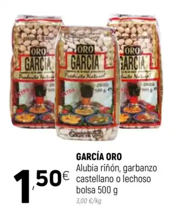 Coviran García Oro Alubia Riñón, Garbanzo Castellano o Lechoso Bolsa 500 g oferta