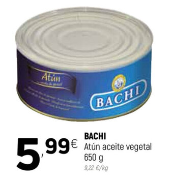 Coviran Bachi Atún Aceite Vegetal 650 g oferta
