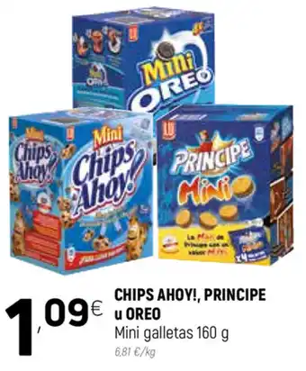 Coviran Chips Ahoy!, Principe u Oreo Mini Galletas 160 g oferta