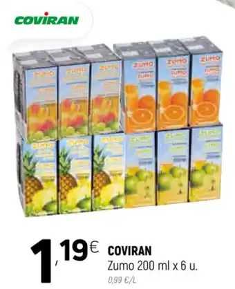Coviran Coviran Zumo 200 ml x 6 u oferta