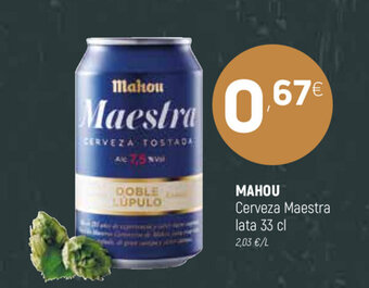 Coviran Mahou Cerveza Maestra lata 33 cl oferta
