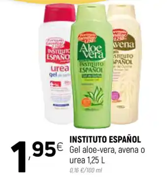 Coviran Instituto Español Gel Aloe-Vera, Avena o Urea 1.25 l oferta