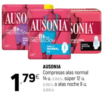 Coviran Ausonia Compresas Alas Normal 14 u oferta