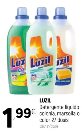 Coviran Luzil Detergente Líquido Colonia, Marsella o Color 27 dosis oferta