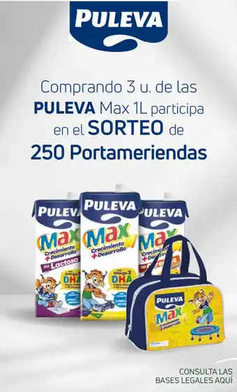 Coviran Puleva Max 1L Participa en el Sorteo de 250 Portameriendas oferta