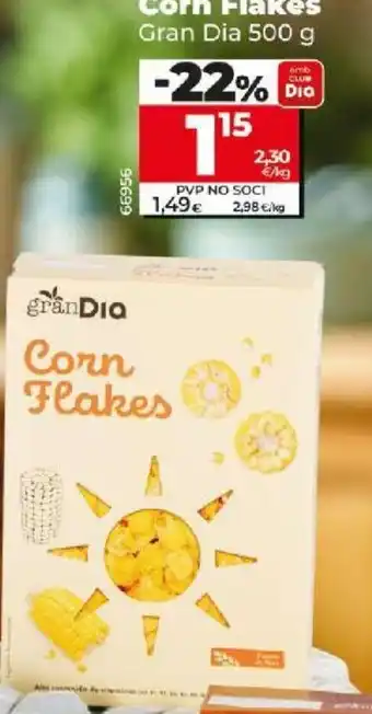 Dia Corn Flakes Gran Dia 500 g oferta