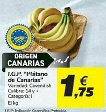 Carrefour I.g.p. "plátano de canarias" oferta