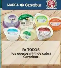 Carrefour En todos los quesos mini de cabra carreofur oferta