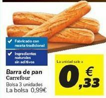 Carrefour Barra de pan carrefour oferta