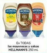 Carrefour En todas las mayonesas y salsas hellmann's oferta